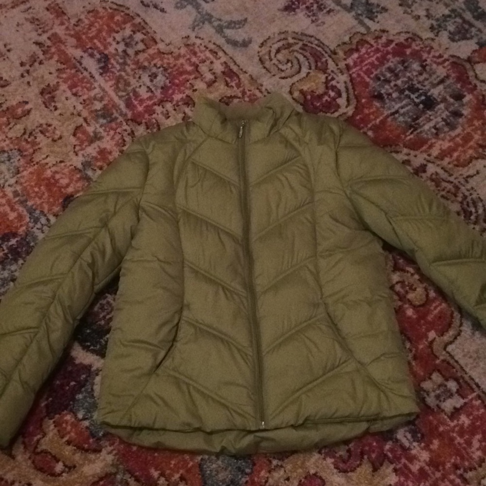 Athletic works green coat size S (4-6)